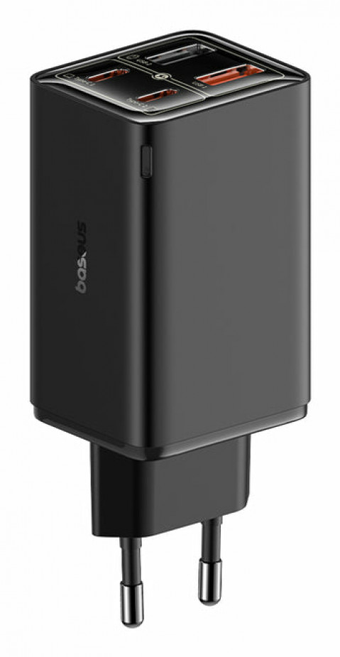Ładowarka sieciowa Baseus GaN6 Pro FastCharger 2C+2U 65W EU (cluster black) - Galeria zdjęcie 1