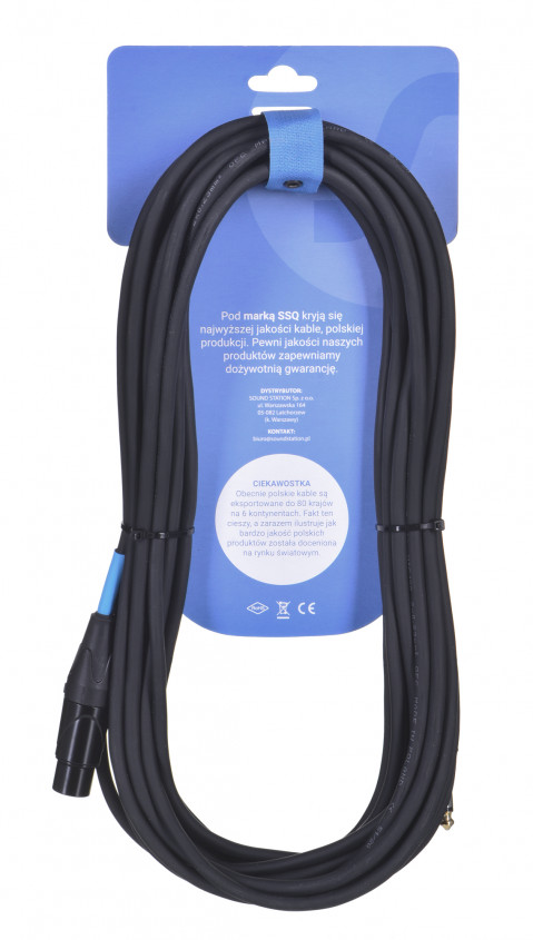 SSQ XZJM10 - Kabel Jack MONO - XLR Żeński 10 metrowy - Galeria zdjęcie 4