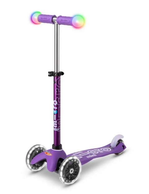 Micro Hulajnoga Mini Deluxe Magic Purple LED - Galeria zdjęcie 1