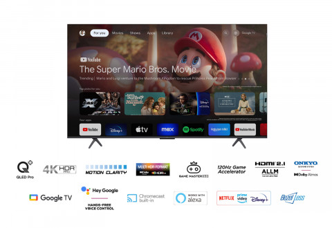 Telewizor TCL 55C655 55" QLED 4K Google TV 2.1 ONKYO Dolby Atmos Dolby Vision HDMI 2.1 - Galeria zdjęcie 4