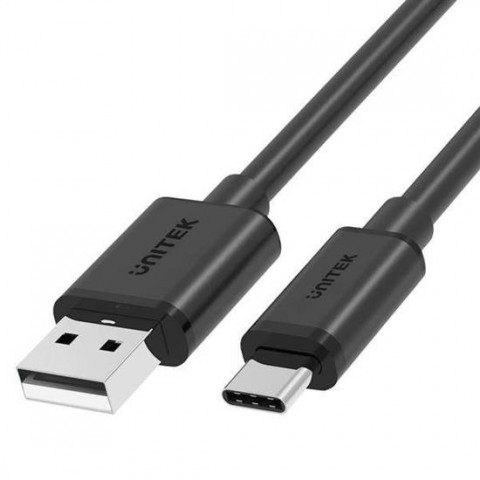 UNITEK KABEL USB-A 2.0 - USB-C, 3M, C14069BK - Galeria zdjęcie 1