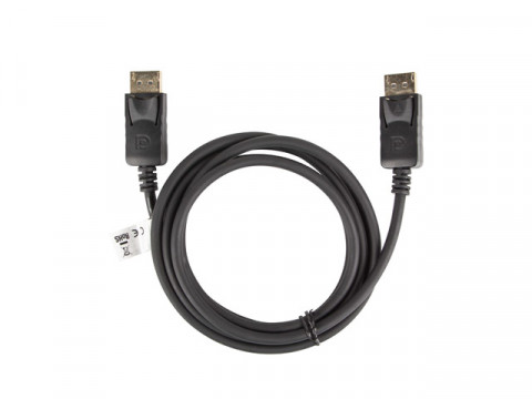 Lanberg kabel displayport m/m 1.8m, 4k, czarny ca-dpdp-10cc-0018-bk - Galeria zdjęcie 3