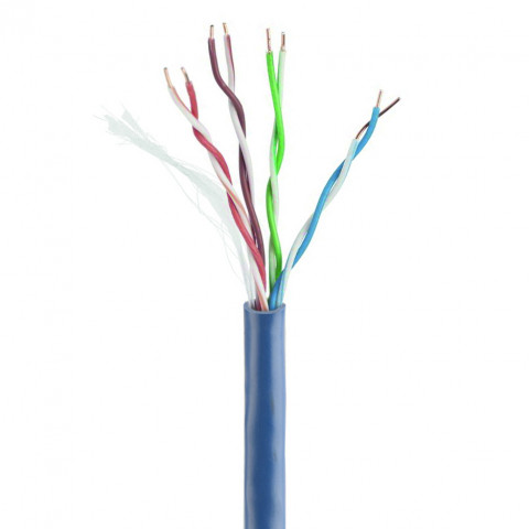 GEMBIRD UTP KABEL DRUT KAT 5E CCA 305M NIEBIESKI - Galeria zdjęcie 2
