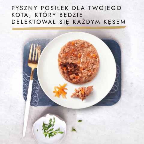 Gourmet Gold Savoury Cake kurczak i marchewka - mokra karma dla kota - 85 g - Galeria zdjęcie 5