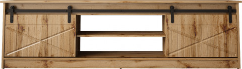 Szafka RTV GRANERO 200x56,7x35 dąb wotan - Galeria zdjęcie 1