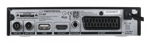 ESPERANZA TUNER DVB-T2 H.265/HEVC EV106P - Galeria zdjęcie 5