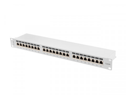 LANBERG PATCH PANEL 24 PORT 1U 19" KAT.6A FTP - Galeria zdjęcie 5