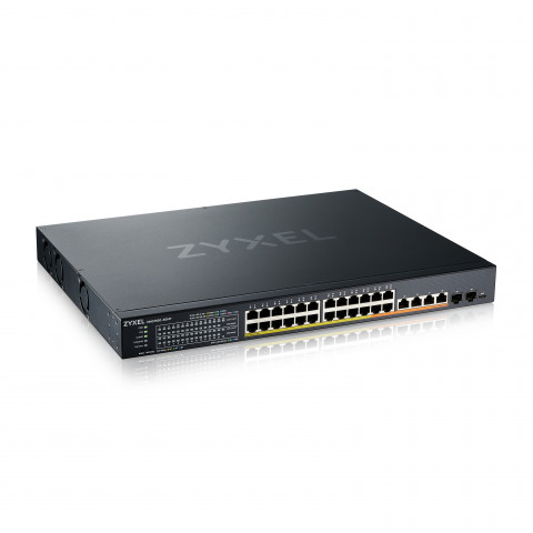 Switch Zyxel XMG1930-30HP 30p PoE (PoE+: 20;PoE++: 8) 700W Managed Multigigabit/10G - Galeria zdjęcie 2