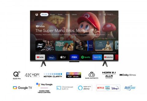 Telewizor TCL 43C655 QLED 43'' 4K Ultra HD Google TV Dolby Atmos DVB-T2 Czarny - Galeria zdjęcie 4