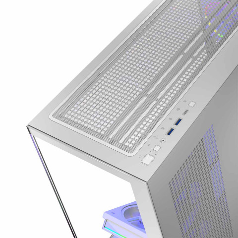 MODECOM OBUDOWA VOLCANO STELLAR ARGB MIDI 5F WHITE - Galeria zdjęcie 2