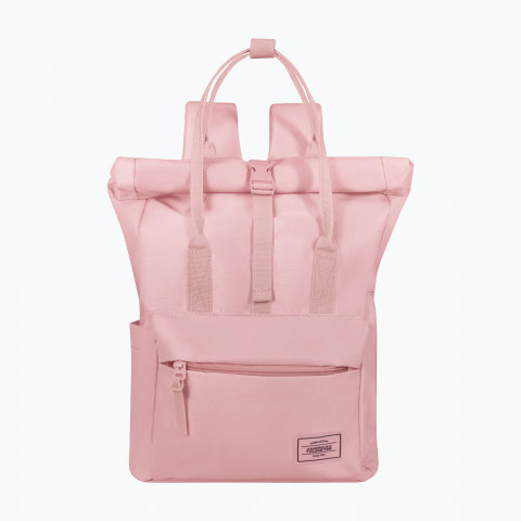 American Tourister Urban Groove Pastels Roll Top Backpack Pastel Pink - Galeria zdjęcie 2