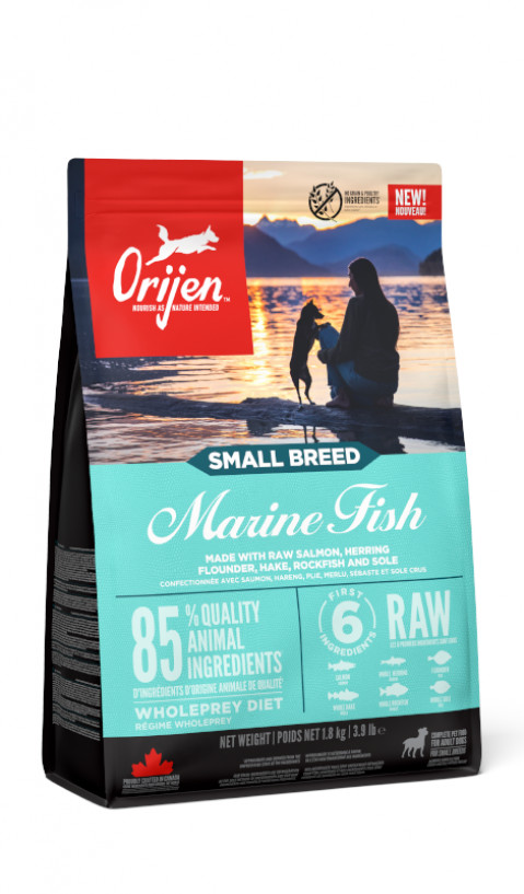 ORIJEN Small Breed Marine Fish - sucha karma dla psa - 1,8kg - Galeria zdjęcie 1