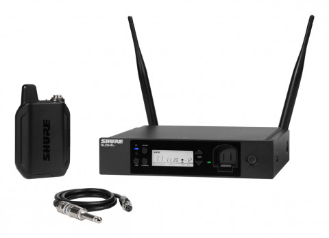 Shure GLXD14R+E-Z4 - Cyfrowy system bezprzewodowy DUAL BAND z nadajnikiem bodypack i kablem gitarowym W302 - Galeria zdjęcie 1