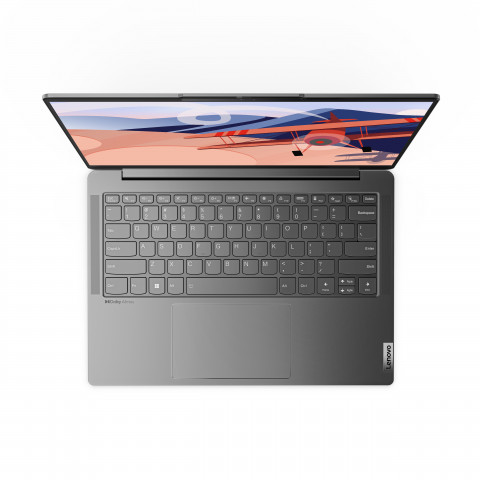 Lenovo Yoga Slim 6 14IRH8 i5-13500H 14" WUXGA OLED 400nits Glossy 60Hz 16GB Soldered LPDDR5x 5200 SSD512 Intel Iris Xe Graphics Win11 Storm Grey - Galeria zdjęcie 9