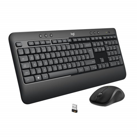 ZESTAW LOGITECH MK540 ADVANCED USB BLACK - Galeria zdjęcie 1