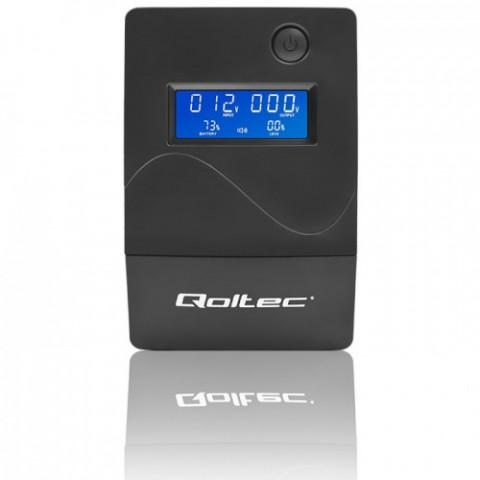 QOLTEC ZASILACZ AWARYJNY UPS 450VA | 240W | LCD - Galeria zdjęcie 6