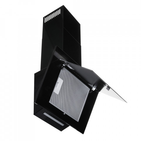 Okap AKPO WK-4 NERO LINE 2.0 50 CZARNY T300 Liniowy LED/Siłownik - Galeria zdjęcie 2