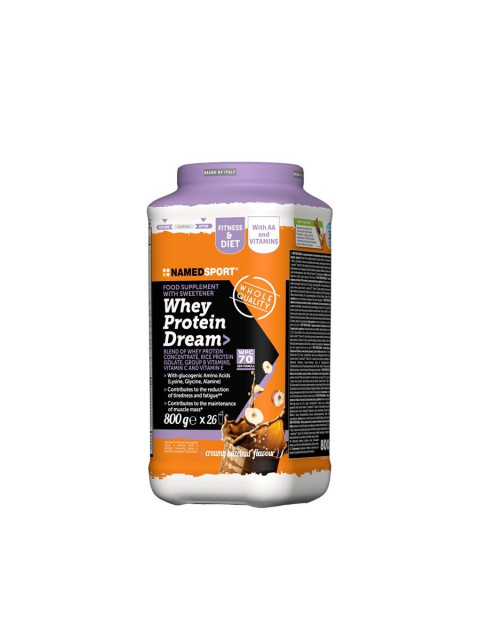 Odżywka białkowa NAMEDSPORT Whey protein dream / orzech laskowy 800g - Galeria zdjęcie 1