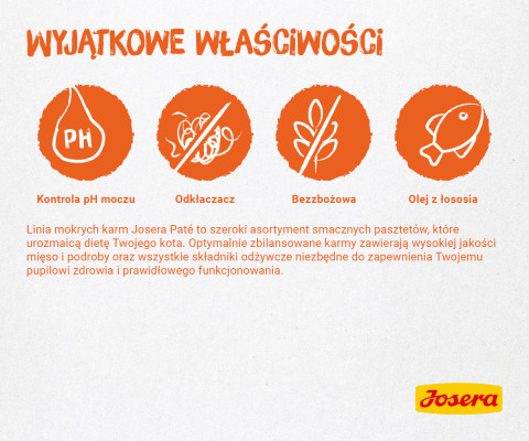 JOSERA Pate kurczak ze szpinakiem - mokra karma dla kota - 85 g - Galeria zdjęcie 3