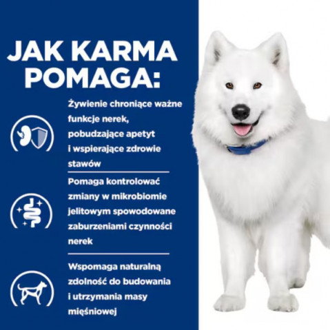 Hill's Prescription Diet K/D Kidney + Mobility - sucha karma dla psa - 4 kg - Galeria zdjęcie 4