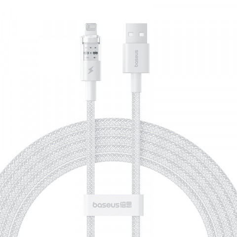 Kabel Baseus Gem 2.4A 2m (biały) - Galeria zdjęcie 1