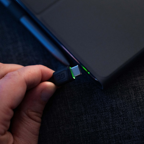 GREEN CELL KABEL KABGC06 USB-USB-C 1.2M OPLOT LED - Galeria zdjęcie 4