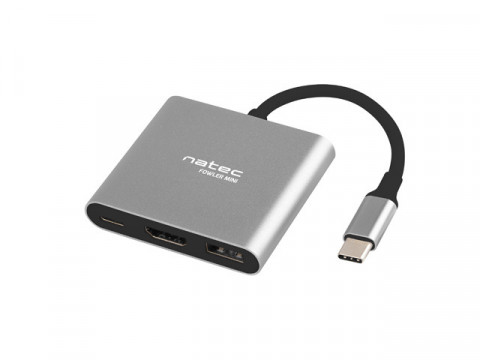 NATEC MULTI PORT FOWLER MINI (USB-C PD, HDMI 4K) - Galeria zdjęcie 1