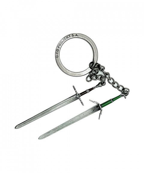 Brelok Good Loot The Witcher 3 Geralt Two Swords Keychain - Galeria zdjęcie 2