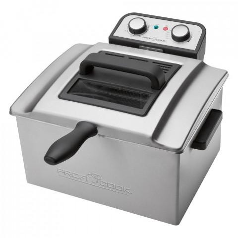 Frytkownica Profi Cook PC-FR 1038 (4l 3000W srebrna) - Galeria zdjęcie 1