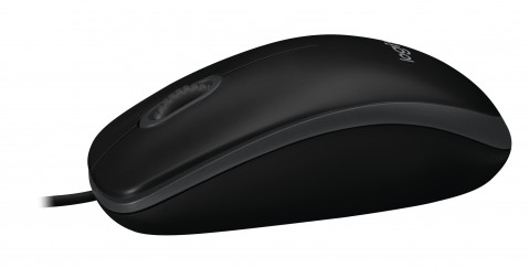 Mysz Logitech B100 optyczna, USB, czarna - Galeria zdjęcie 3
