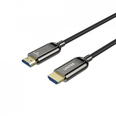 UNITEK KABEL OPTYCZNY HDMI 2.1 Active Optical Cable 8K / 4K 144Hz 20M - Galeria zdjęcie 2