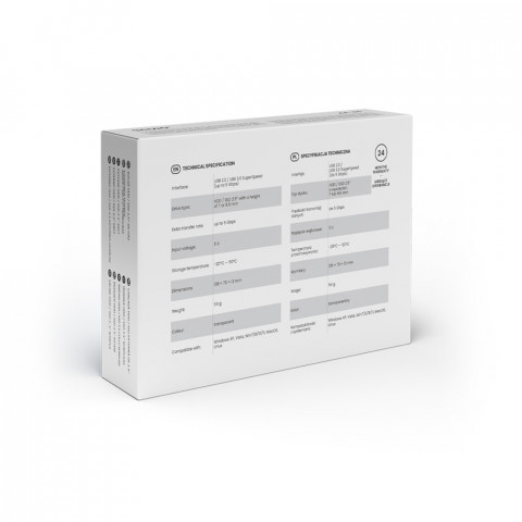 SAVIO ZEWNĘTRZNA OBUDOWA NA DYSK HDD/SDD 2,5", USB - Galeria zdjęcie 2
