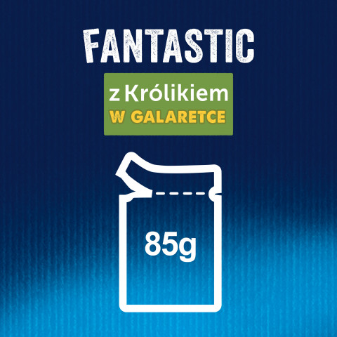 PURINA Felix Fantastic: królik - mokra karma dla kota - 85 g - Galeria zdjęcie 10
