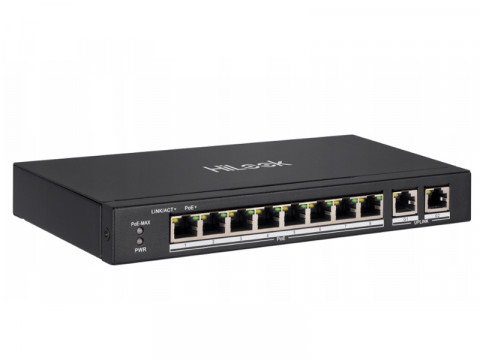 Switch PoE Hilook by Hikvision SW-10-POE 10-portowy - Galeria zdjęcie 1