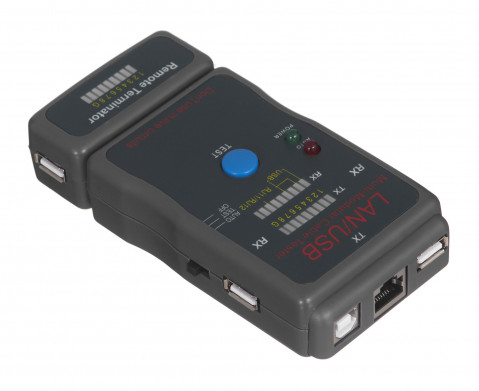 Gembird diodowy tester kabli RJ-45,RJ-11,UTP,STP,USB AA/AB - Galeria zdjęcie 4