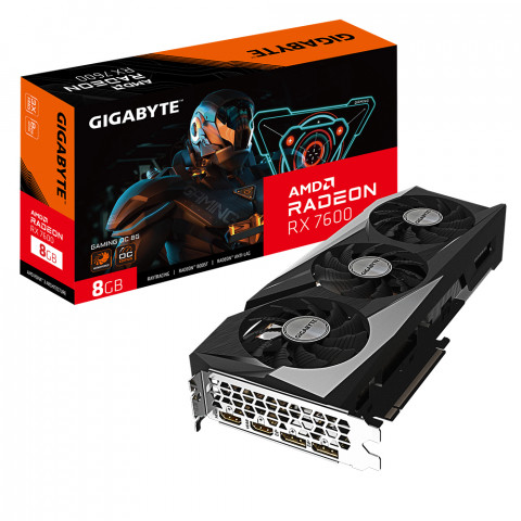 Karta graficzna Gigabyte Radeon RX 7600 GAMING OC 8GB GDDR6 (GV-R76GAMING OC-8GD) - Galeria zdjęcie 1