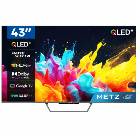 Telewizor 43" METZ QLED 43MQE7600Z 4K Ultra HD Google TV HDR HLG Dolby VISION-ATMOS - Galeria zdjęcie 1