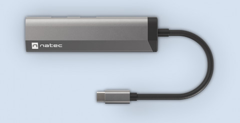 NATEC MULTIPORT FOWLER SLIM USB-C->HUB USB, HDMI - Galeria zdjęcie 6