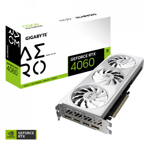 Karta graficzna Gigabyte GeForce RTX 4060 AERO OC 8GB GDDR6 (GV-N4060AERO OC-8GD) - Galeria zdjęcie 3