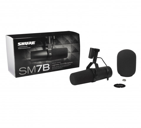 Shure SM7B - Mikrofon dynamiczny, kardioidalny, lektorski - radiowy - Galeria zdjęcie 8