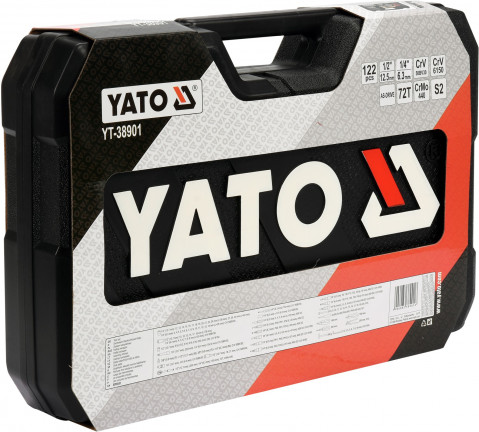 Zestaw kluczy YATO YT-38901 XXL 1/4-1/2" 122 elem. - Galeria zdjęcie 6