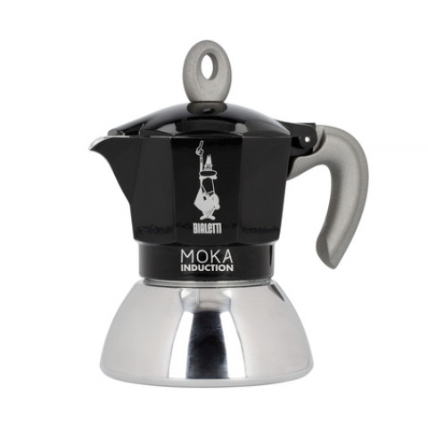 Bialetti kawiarka New Moka Induction 6tz czarna - Galeria zdjęcie 1