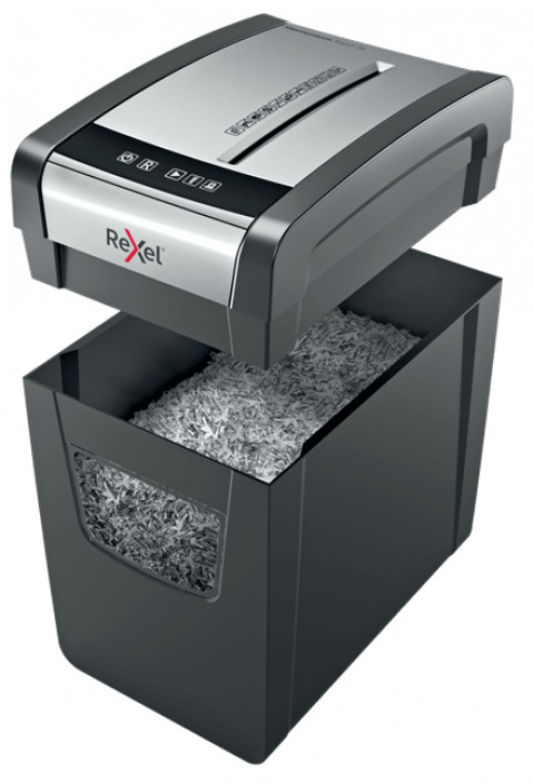Rexel Niszczarka Momentum X410-SL Slimline, 10 kartek, 23 l kosz - Galeria zdjęcie 3