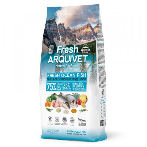 ARQUIVET Fresh Ryba Oceaniczna - półwilgotna karma dla psa - 10 kg - Galeria zdjęcie 1