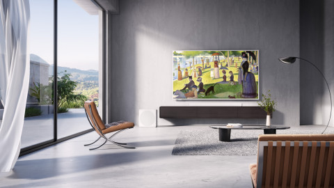 Telewizor TCL NXTFrame 55A300 PRO QLED 55'' 4K Ultra HD 144Hz Google TV Dolby Vision IQ Biały - Galeria zdjęcie 14