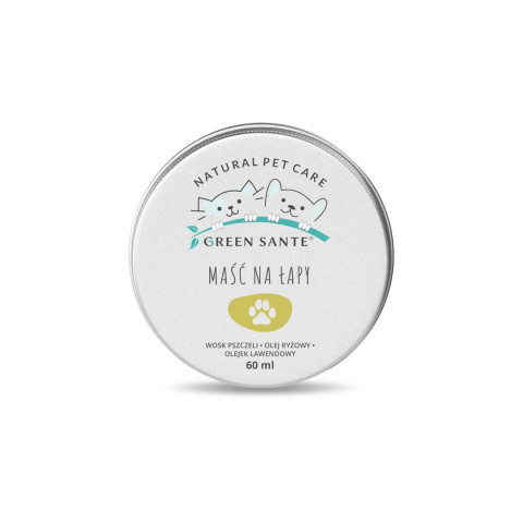 GREEN SANTE Naturalna maść na łapy dla psa i kota - 60ml - Galeria zdjęcie 1