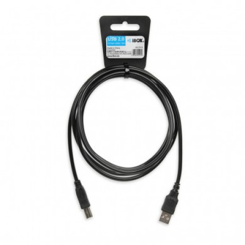 Kabel I-BOX USB 2.0 A-B M/M 1,8M do drukarki - Galeria zdjęcie 2