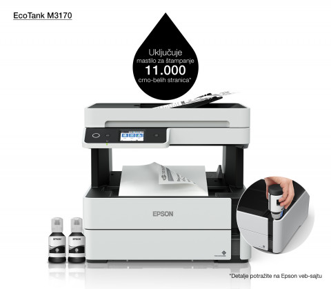 Urządzenie wielofunkcyjne Epson EcoTank M3170 - Galeria zdjęcie 7