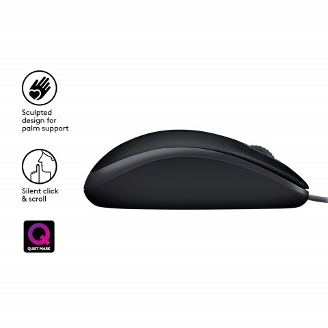 MYSZ LOGITECH B110 Black - Galeria zdjęcie 5