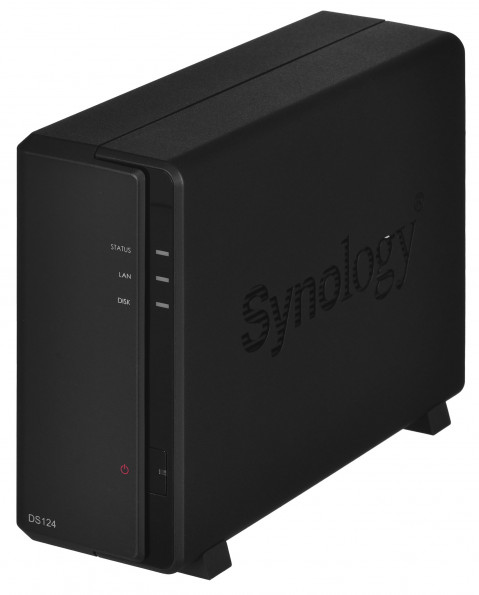 NAS Synology DS124; Tower; 1x (3.5" SATA HDD); Realtek RTD1619B; ,1GB DDR4, 1x 1GbE RJ-45 - Galeria zdjęcie 2